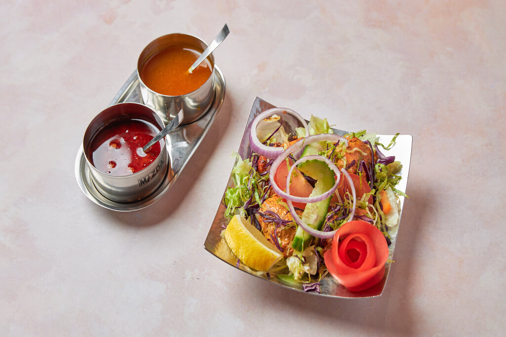 14. Jättikatkarapuja Tikka Snack / Prawns Tikka snack
